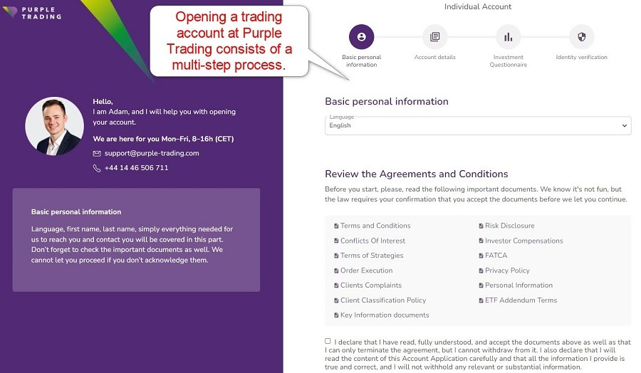 Purple Trading Account Opening Purple Trading Account Opening